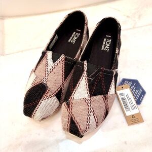 NIB TOMS Women's Alpargata Argyle size 8